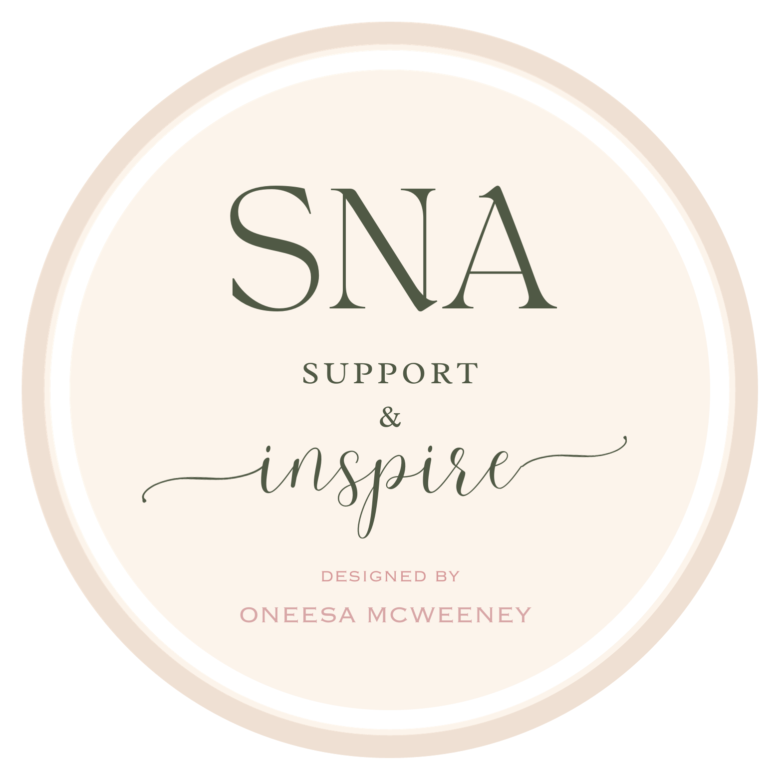 SNA Support and inspire logo